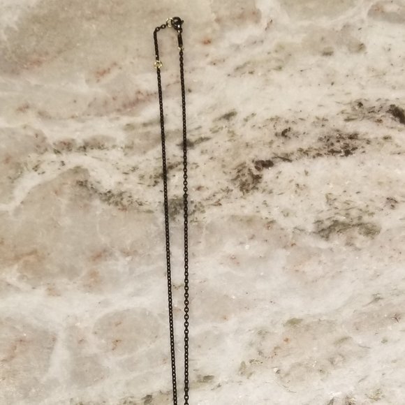 MONICA RICH KOSANN CHANGEABLE DESIGN YOUR OWN 18" 18K GOLD STEEL NECKLACE CHAIN - Picture 14 of 15